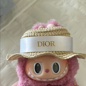 LABUBU designer straw hat